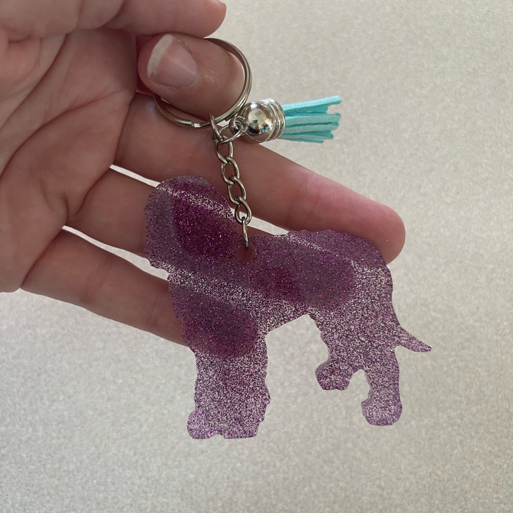 **SPECIAL DEAL** Handmade Labradoodle Keychain -Please read description - Picture 2 of 3